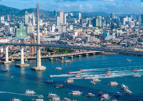 A view of a fluvial parade in Cebu City, the historic "Queen City", in central Philippines. It's also the hub of commercial ship-building, maintenance, repair and operations (MRO) in the Asian country.
