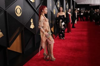 FKA twigs attends the 68th GRAMMY Awards on February 01, 2026 in Los Angeles, California.