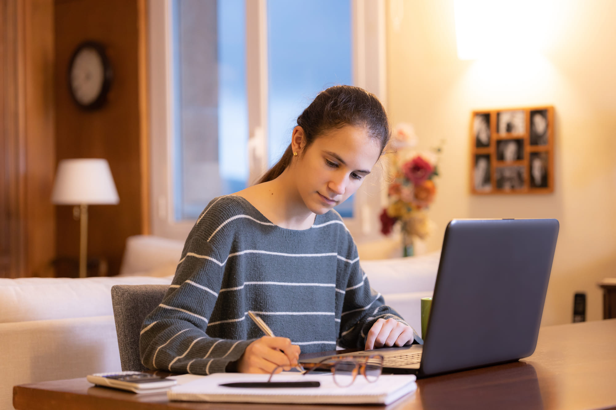 Studying at home