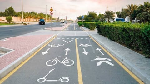 Abu Dhabi rolls out new cycling corridors along Al Ain Road