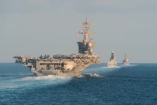 USS Abraham Lincoln aircraft carrier.