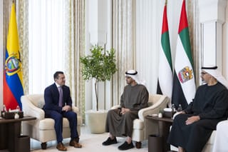 Presidents of UAE and Ecuador discuss strengthening bilateral cooperation