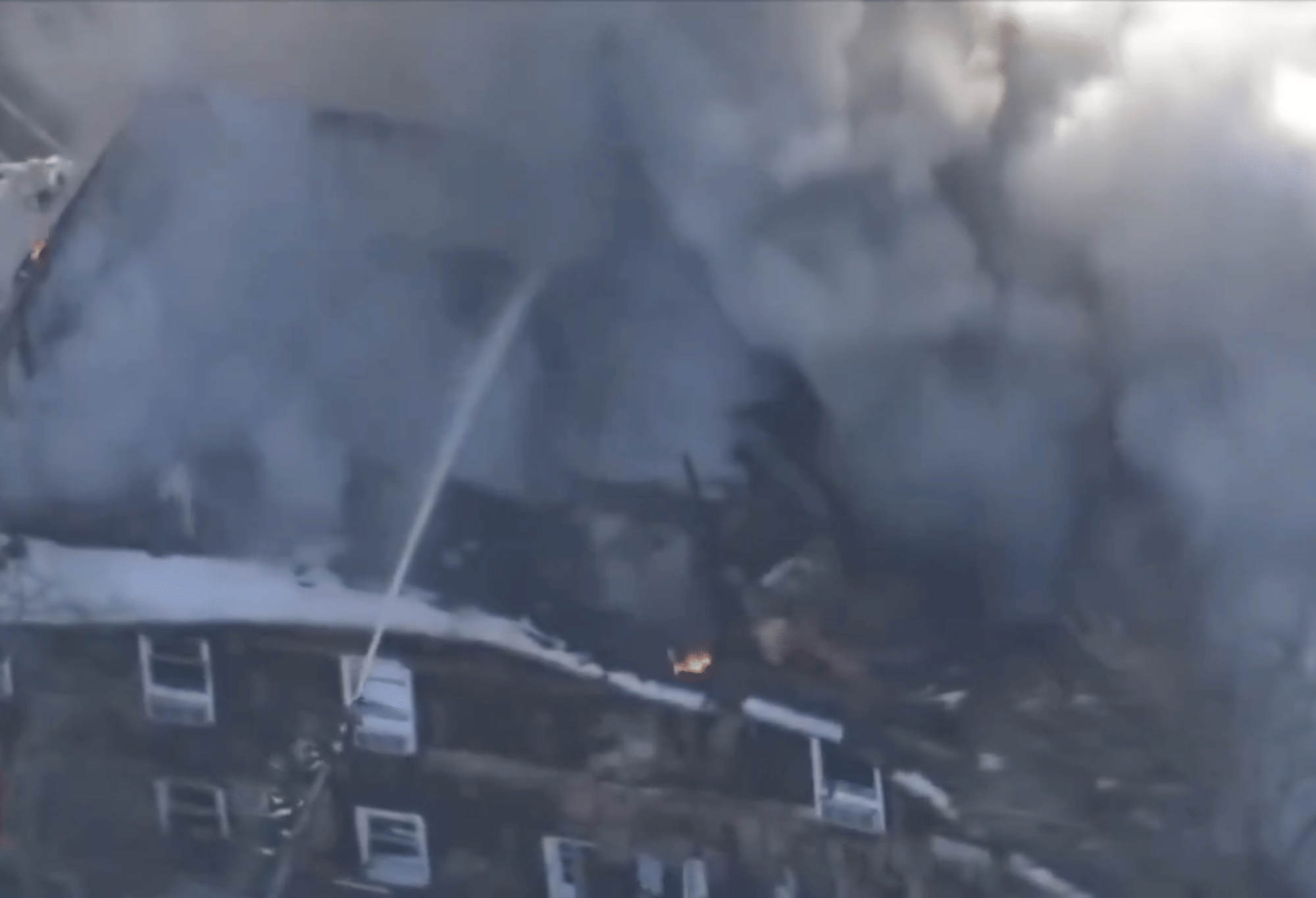 A massive gutted a mental health facility in New Hampshire on Monday.