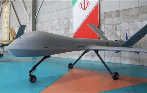 A copy of the Shahed-139 drone.