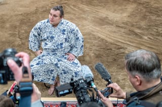 Ukrainian chasing sumo greatness after meteoric rise
