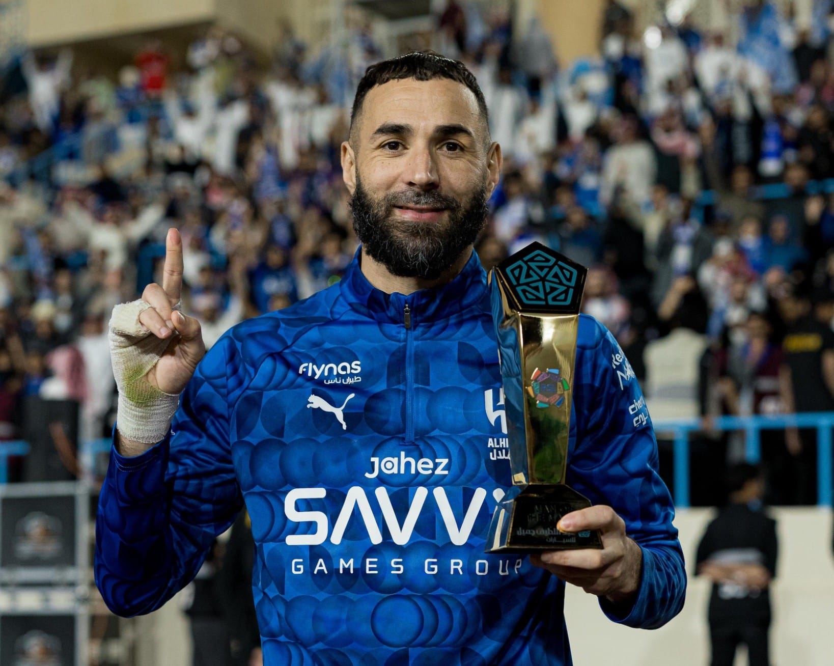 Benzema scored a hat-trick and won MOM award on his Al Hila debut