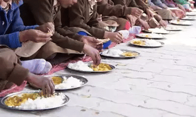 According to initial reports, the children began falling sick one after another shortly after eating the meal.