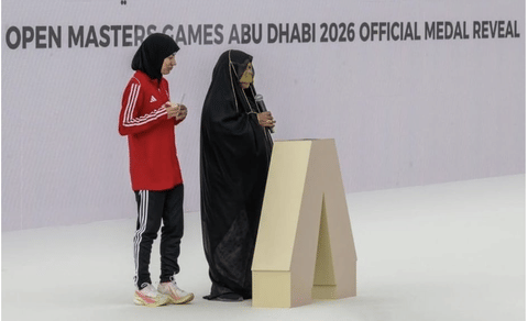 Bowling at Abu Dhabi Masters, Zafranah Al Hosani champions women’s sport and wellbeing.
