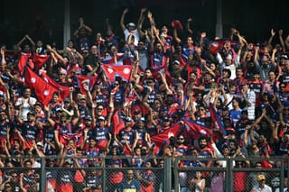 Nepal fans take over Mumbai’s Wankhede Stadium
