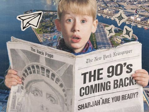 The 90s by RBO is bringing all of that back, transforming part of Sharjah into a full-blown time capsule 