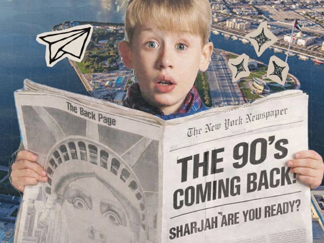 The 90s by RBO is bringing all of that back, transforming part of Sharjah into a full-blown time capsule