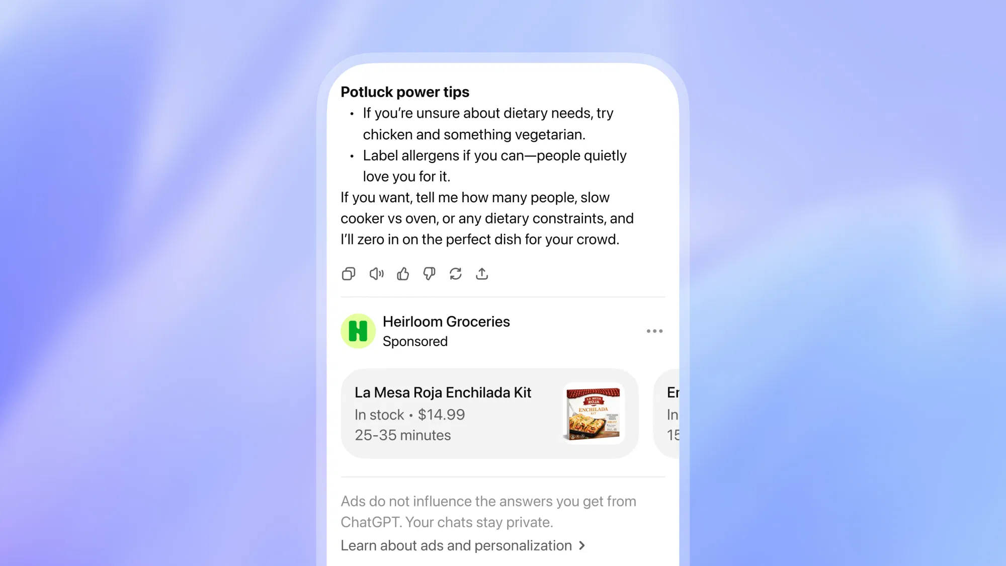 OpenAI has begun testing advertisements inside ChatGPT