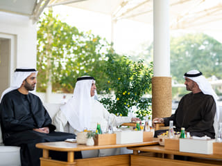UAE President receives Ruler of Ras Al Khaimah and Crown Prince