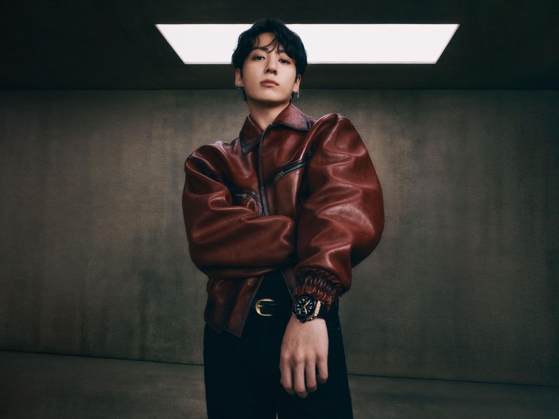 Jungkook as the new brand ambassador for Hublot