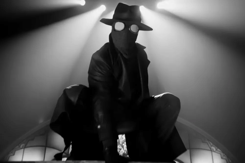 Nicolas Cage dresses as Spider-Noir