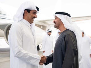 UAE President and Emir of Qatar discuss fraternal ties and regional developments