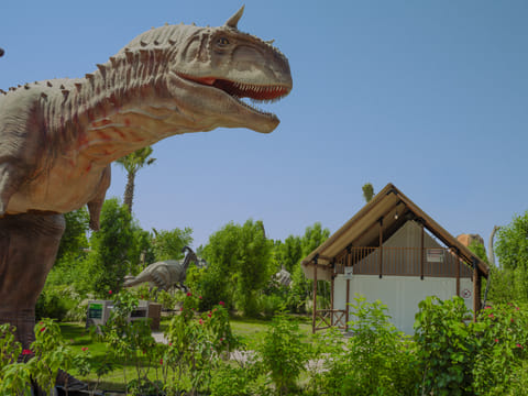 T-Rex Glamping at Dubai Parks and Resorts