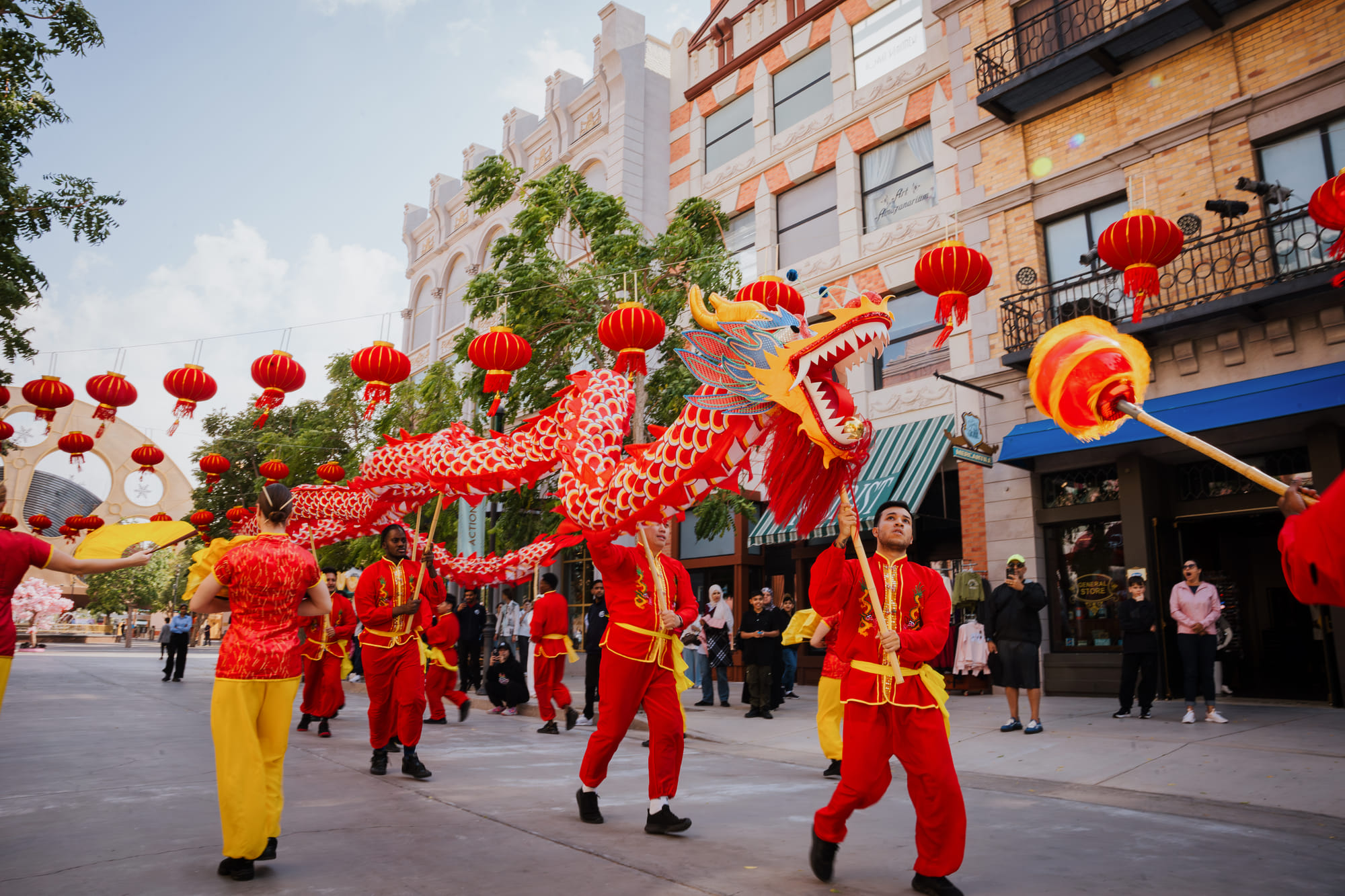 Chinese New Year Parade at Motiongate Dubai