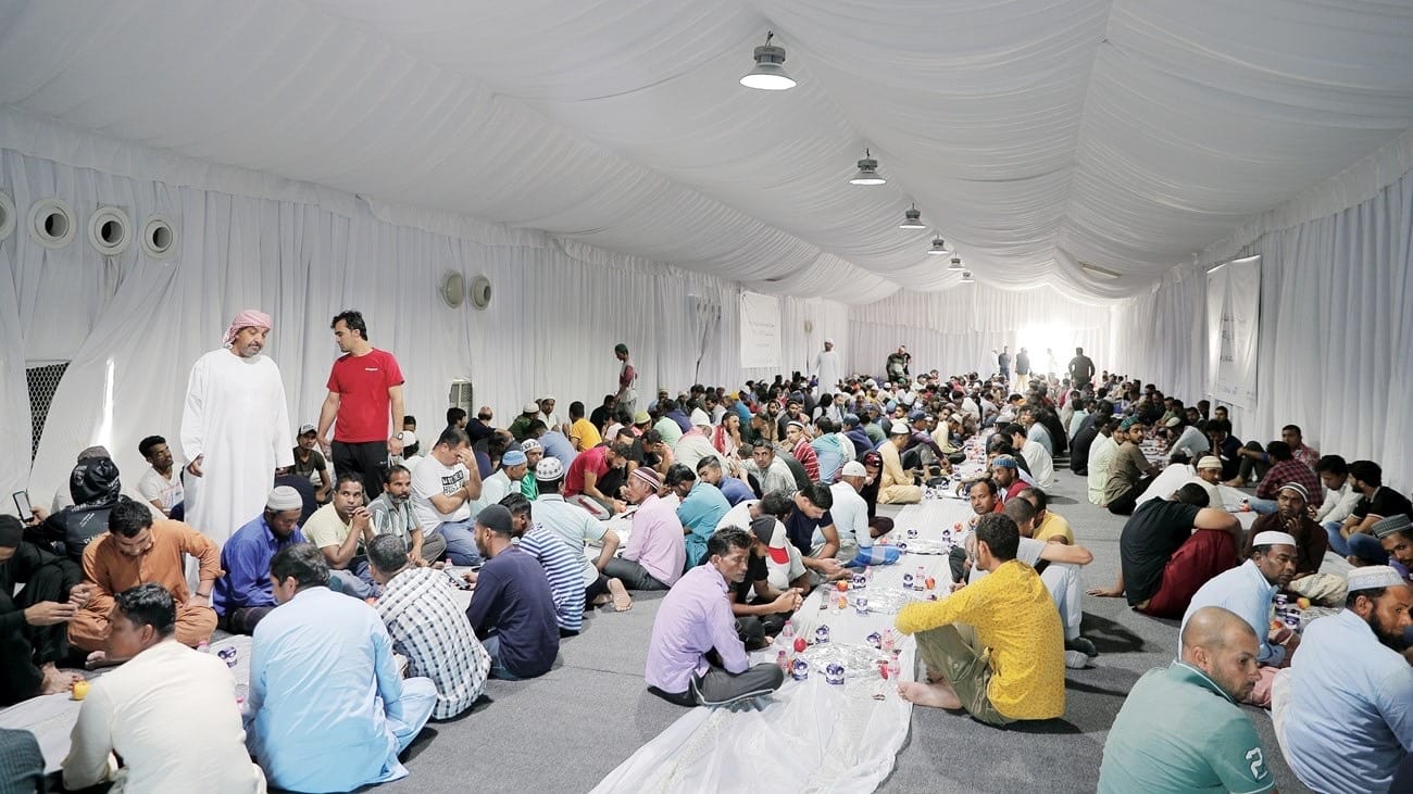 The cost of establishing a tent is Dh75,000 in Abu Dhabi, Al Ain and Al Dhafra, and Dh65,000 in Sharjah, Ajman, Fujairah, Umm Al Quwain and Ras Al Khaimah.