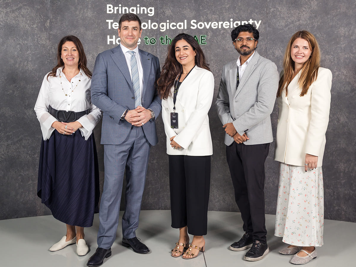 From left to right: Anna Serebryanikova, Chief Operation Officer, Kerno - Evgeny (Gene) Ostrovskiy, Co-Founder and Chief Revenue Officer, Kerno - Shadi Shidvash, Director Channel Distribution Sales, Intel - Dilip James, Distribution Manager, Intel - Natalia Shvyrkalina, Head of Strategic Partnerships & Channel, Kerno