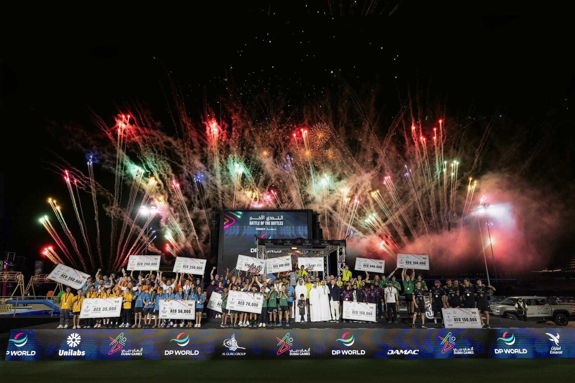 Dubai Games concluded on Sunday with huge celebrations 