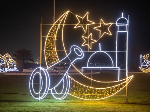 Al Hamriyah glows as Ramadan lights transform streets