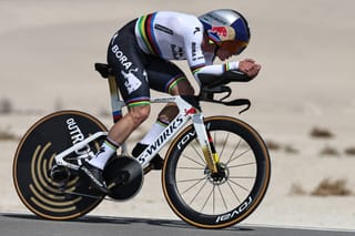 Evenepoel takes UAE Tour lead with time-trial win