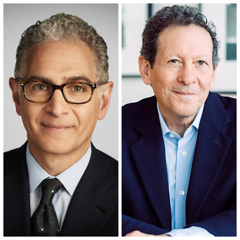 Mark S. Hoplamazian (left) replaced Thomas J. Pritzker (right) as Chairman after his ties to convicted paedophile Jeffrey Epstein came to light.