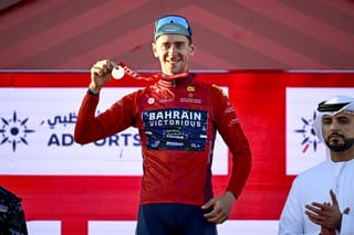 Tiberi takes UAE Tour lead from Evenepoel