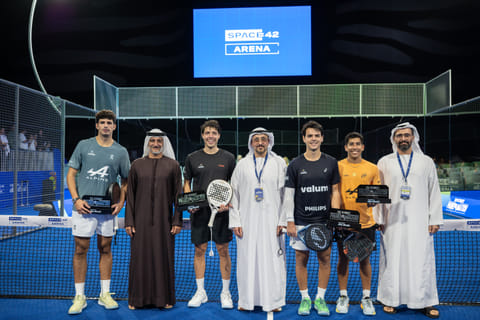 Padel is growing a lot in Abu Dhabi, Coello says
