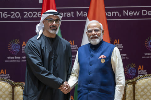 Crown Prince of Abu Dhabi meets Prime Minister of India on sidelines of AI Impact Summit