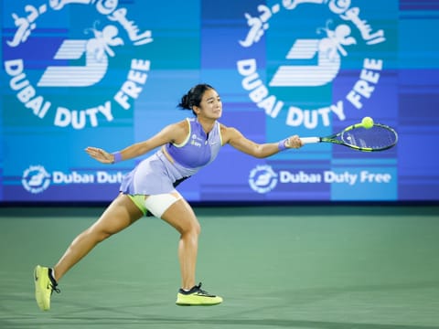 Eala makes the quarter-finals in her debut at the Dubai Championships 