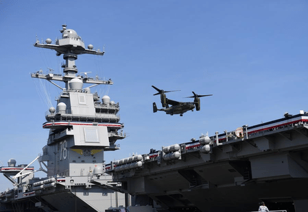 President Donald Trump has deployed warships, fighter jets and other military hardware to the Middle East as he seeks to block Iran from building a nuclear bomb.
