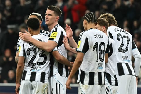 Newcastle booked their place in the Round of 16 of the Champions League 