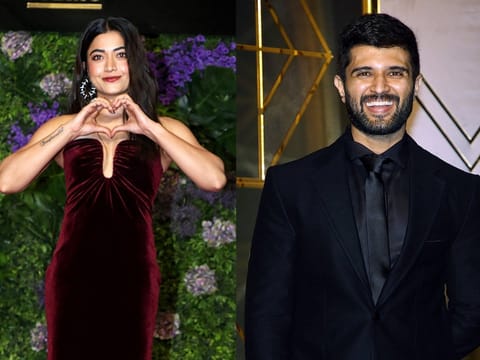 Rashmika Mandanna and  Vijay Deverakonda 