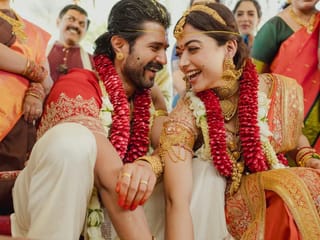 Rashmika Mandanna and Vijay Deverakonda share first wedding photos: Virosh couple are finally married