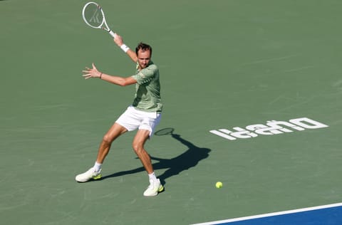 Medvedev put on another strong performance in Dubai 