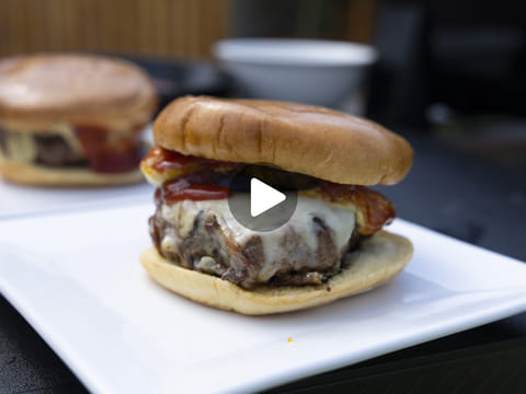 Grill & Thrill: Double cheeseburger for you to dig in