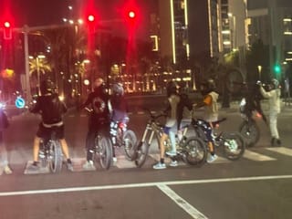 Dubai Police crackdown on unsafe motorbike riding by teenagers after iftar