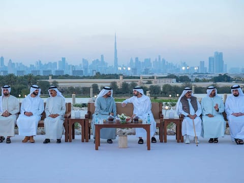 Sheikh Hamdan highlighted the  values of unity and community at the gathering.