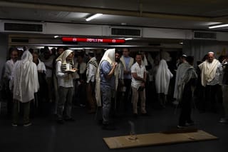 Israelis take cover as Iranian missiles target Tel Aviv