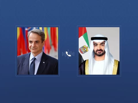 UAE President, Greek PM discuss regional escalation