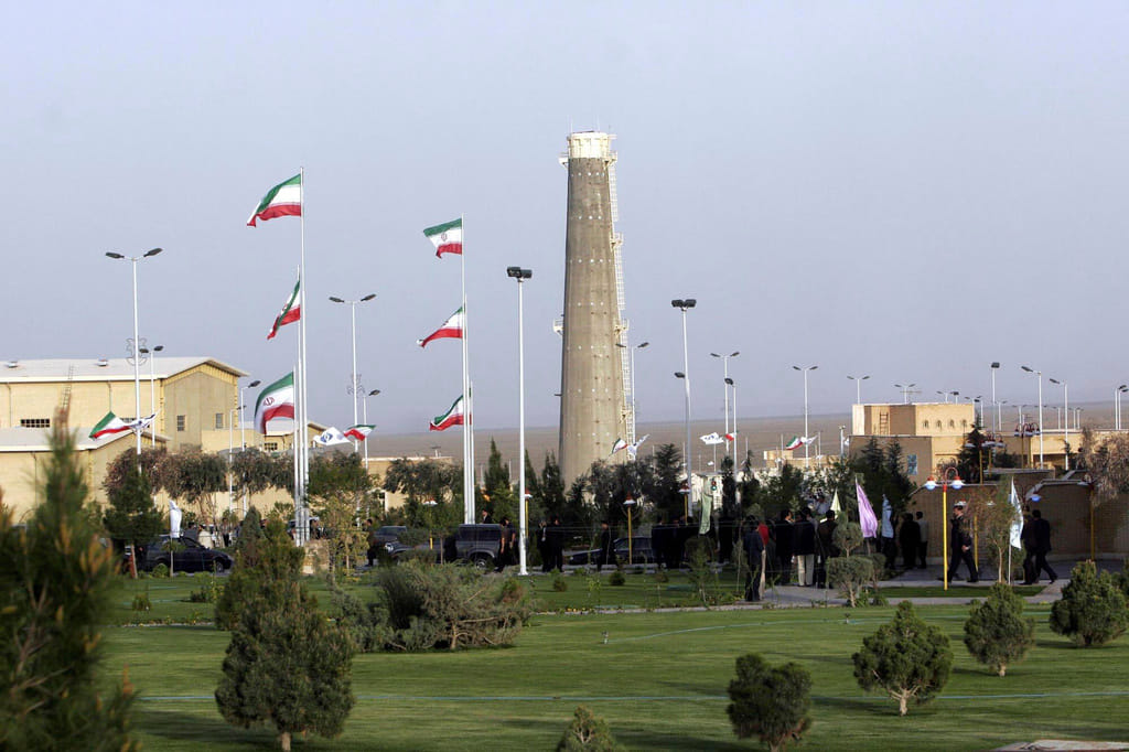 File photo shows Iran's nuclear enrichment facility in Natanz, Iran, on April, 9, 2007.