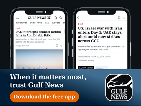 When it matters most, trust Gulf News. Download the app for FREE