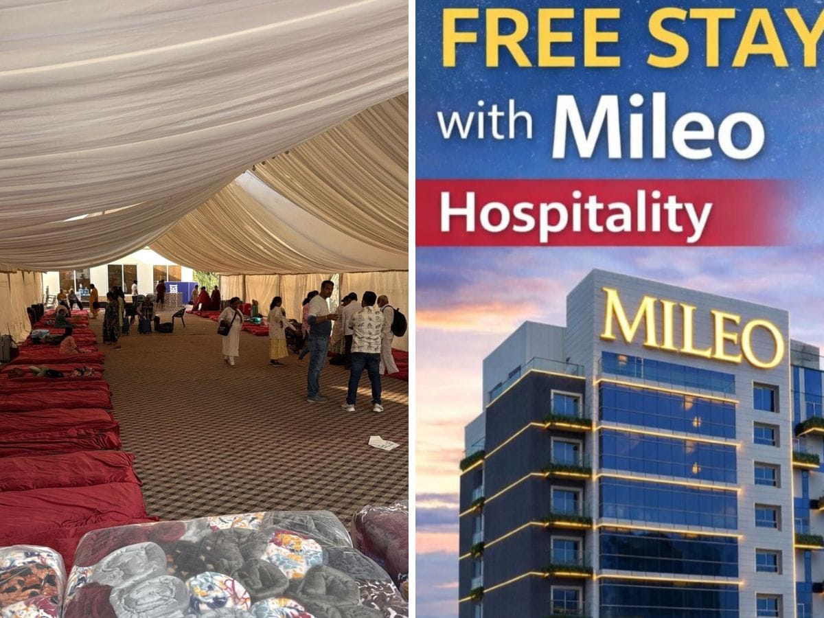 Private individuals and property companies provide free accommodation and basic necessities.