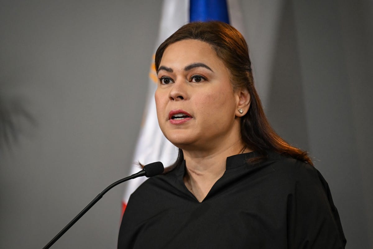 Philippine Vice President Sara Duterte.