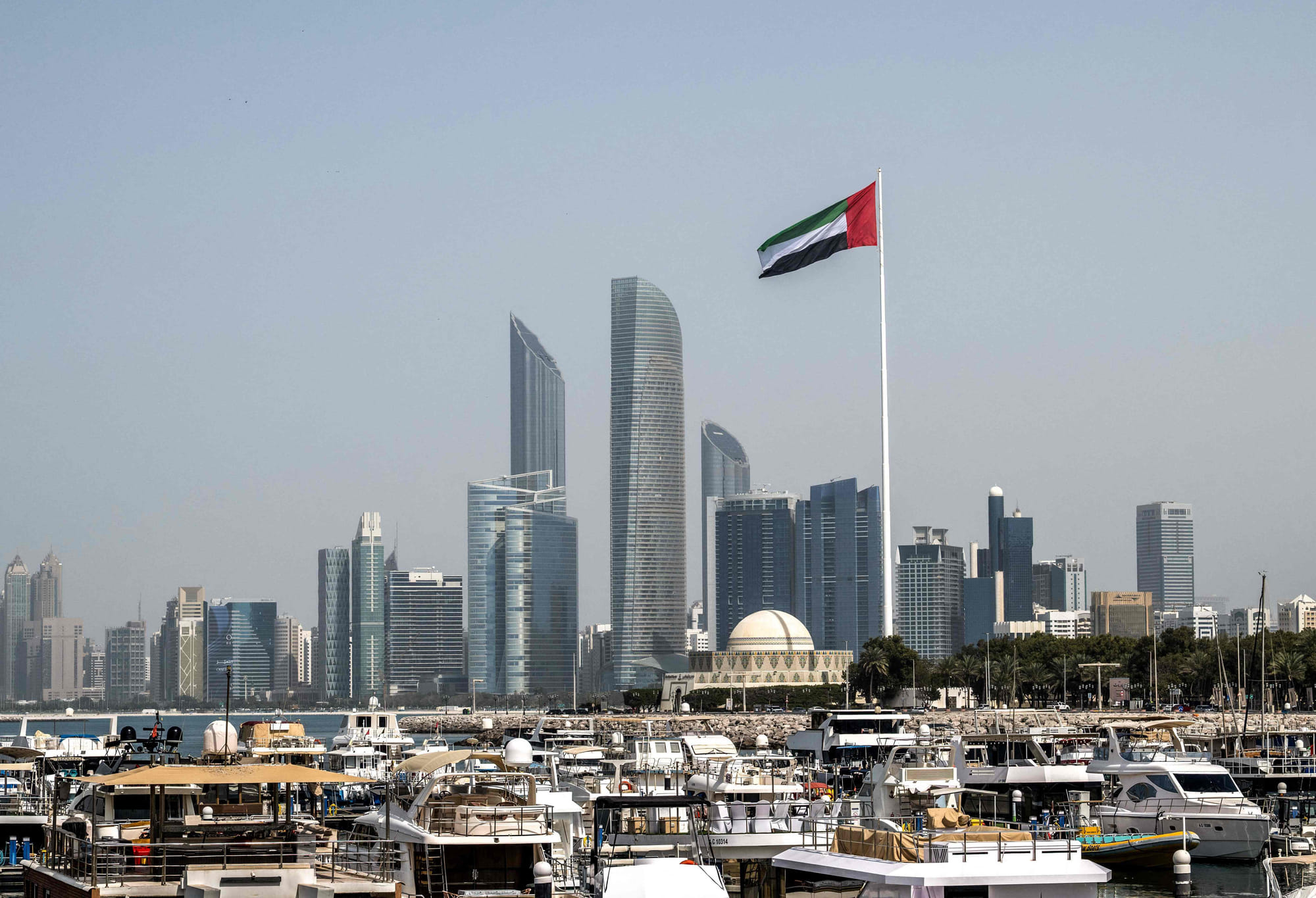 Stock Abu Dhabi skyline 2026