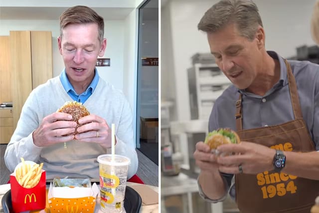  McDonald’s CEO Chris Kempczinski and Burger King’s CEO Tom Curtis