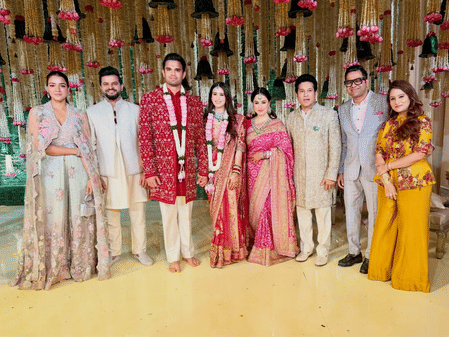 Arjun Tendulkar-Saaniya Chandhok get married in star-studded wedding