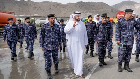 Fujairah Crown Prince commends emergency teams after industrial oil tank fire